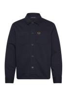 Twill Overshirt Navy Fred Perry