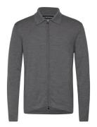 Kaleb Merino Zip Cardigan Grey J. Lindeberg