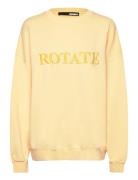 Sweat Logo Crewneck Yellow ROTATE Birger Christensen