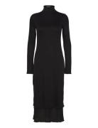 Layered Frill Dress Black Filippa K