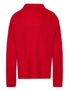 High Neck Sweater Red FUB