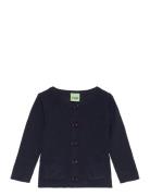 Baby Rib Cardigan Navy FUB