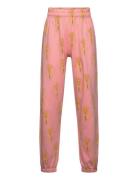 Winter Flowers Aop Sweatpants Pink Mini Rodini