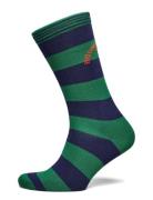 Striped Long Socks Green Bobo Choses