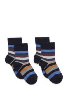 2-Pack Classic Striped Socks Patterned FUB