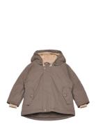 Matwally Fleece Lined Winter Jacket. Grs Beige MINI A TURE