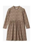 Kelly Ls Dress Brown Fliink