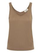 Slcolumbine Tank Top Brown Soaked In Luxury