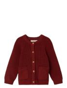 Nmfemlen Lis Ls Knit Card Lil Burgundy Lil'Atelier