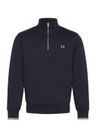 Half Zip Sweatshirt Navy Fred Perry