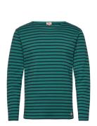 Breton Striped Shirt Héritage Green Armor Lux