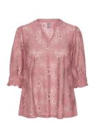 Cuolu Ss Blouse Pink Culture