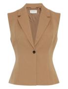 Mschkrissy Henrika Vest Beige MSCH Copenhagen