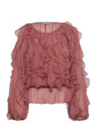 Dante6-Sinner Boho Chiffon Top Pink Dante6