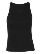 Gzdrew Rhinest Logo Tank Black Gestuz