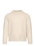 Knitted Cotton Sweater Beige Mango