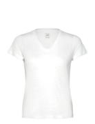 V Neck Tee White Lee Jeans