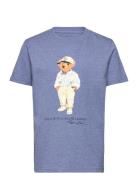 Polo Bear Cotton Jersey Tee Blue Ralph Lauren Kids