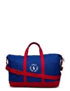 Logo-Embroidered Canvas Duffel Blue Polo Ralph Lauren