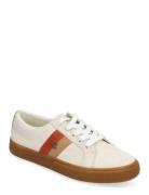 Janson Ii Suede & Leather Sneaker Beige Lauren Ralph Lauren