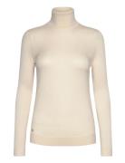 Modal Silk Nylon-Ls Sweater Cream Lauren Ralph Lauren