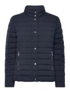 Quilted Funnelneck Puffer Coat Navy Lauren Ralph Lauren