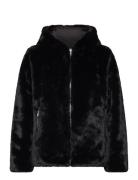 Reversible Quilted & Faux-Fur Coat Black Lauren Ralph Lauren