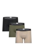 Stretch Cotton Boxer Brief 3-Pack Green Polo Ralph Lauren