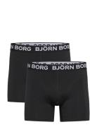 Cotton Stretch Boxer 2P Black Björn Borg