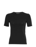 Mschbetrina O Ss Tee Black MSCH Copenhagen