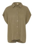 Cumyra Elina Ss Shirt Khaki Culture