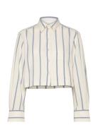 Issa - Striped Cotton Cream Day Birger Et Mikkelsen