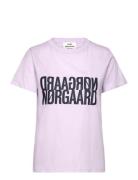 Single Organic Trenda P Tee Purple Mads Nørgaard