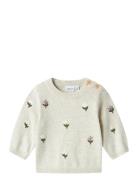 Nbffaflow Ls Knit Cream Name It