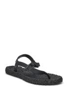 Flip Flop With Straps Black Ilse Jacobsen