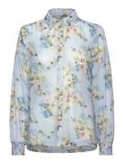 Shirt Cwrenette Flower Leaves Patterned Claire Woman