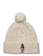 Polo Bear Cable Pom-Pom Beanie Cream Polo Ralph Lauren