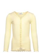 Rkbalta Ls Regular Lace Cardigan Yellow Rosemunde Kids