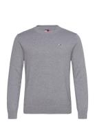 Tjm Slim Essntl Lght Sweater Ext Grey Tommy Jeans