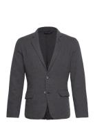 Cotton Linen Blazer Grey Lindbergh