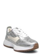 Biadoris Runner Sneaker Faux Leather Silver Bianco