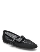 Bialilja Mary Jane Mesh Black Bianco