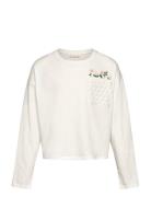 Embroidered Detail T-Shirt White Mango