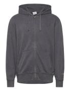 Full Zip Hoodie Sweatshirt Grey Champion