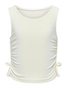 Kogea S/L Ruching Top Jrs White Kids Only