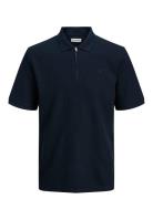 Jjeaustin Zip Polo Ss Noos Navy Jack & J S