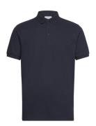 Structured Polo Shirt S/S Navy Lindbergh