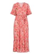 Vipalma S/S Ankle Dress/Dc/Ka Pink Vila