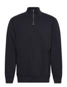 Jersey Half Zip Sweat Black Lindbergh