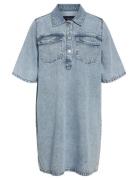 Nmindie S/S Short Dress Az429Lb Blue NOISY MAY